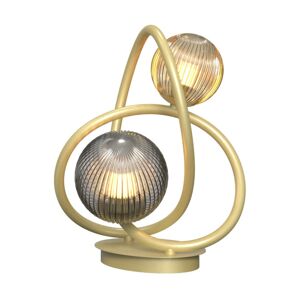 Wofi Wofi 8015-204 - LED Stolní lampa METZ 2xG9/3,5W/230V zlatá/šedá